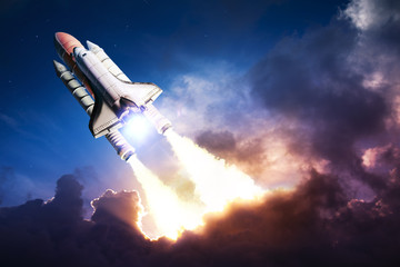 Space shuttle - Powered by Adobe
