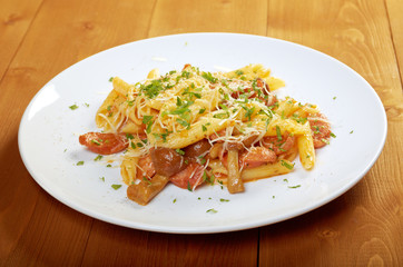  Italian Penne rigate pasta with