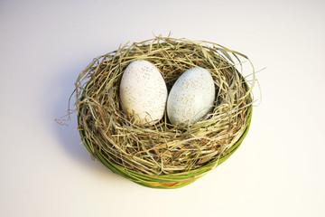 Osternest zur Osterfeier