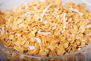 bowl of oats - healthy eating