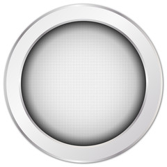 Button Weiß, rund, Struktur