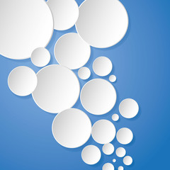 Blue сircles background