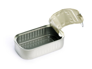 empty sardine can