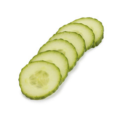 Sliced cucumber