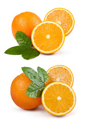 collection of fresh lemons orange