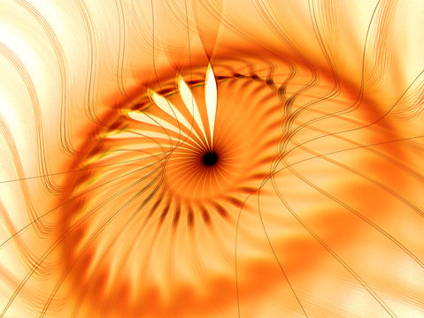 Fototapeta abstract fractal background with lines