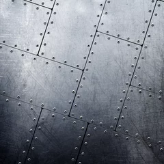 Foto op geborsteld aluminium Metaal metal background