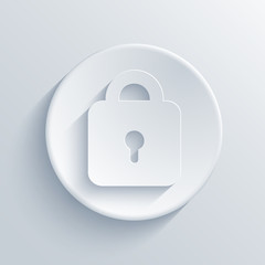 Vector light circle icon. Eps10