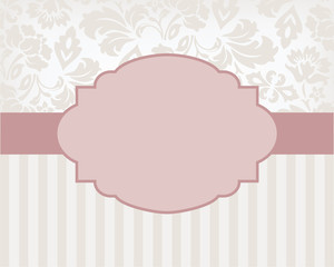 Vintage background and frame, for invitation or announcement - 50821423