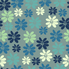 Seamless background with small flowers