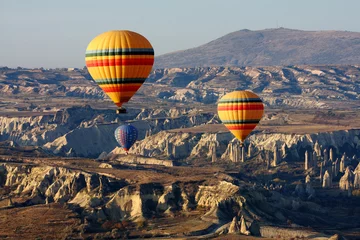 Fototapete Ballons in Kappadokien, Türkei © sunsinger