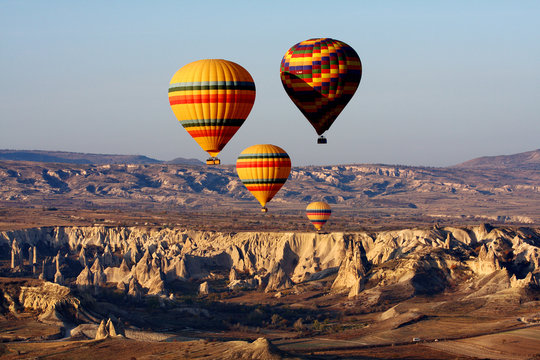 Balloons in Cappadocia, Turkey
