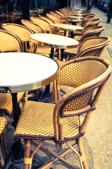 traditional Parisian coffee