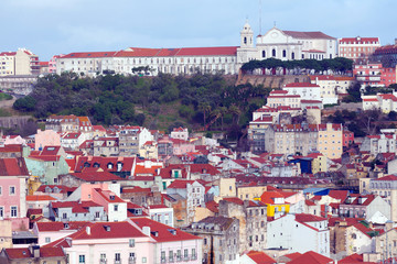View of Lisbon from above