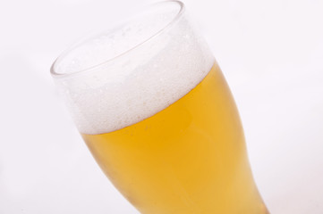 Beer Glass  on a white background