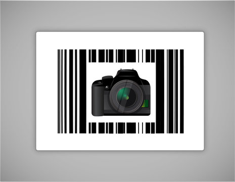 Camera Bar Ups Code Illustration Design