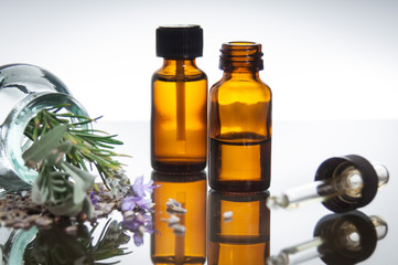 essential oil with lavender and rosemary - 50824294