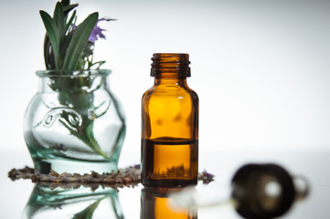 essential oil with lavender and rosemary - 50824417
