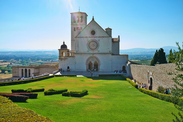 Basilica di San Francesco-Assisi color image