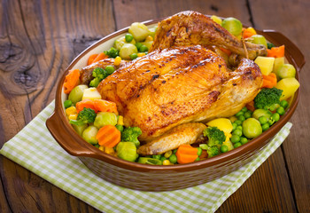 Roasted Chicken with Vegetables