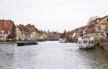Bamberg, Bavaria, Germany, the urban landscape