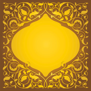 Islamic floral art in vector (EPS10)