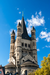 Saint Martin's church in Koln, Germany