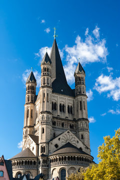 Saint Martin's church in Koln, Germany