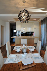 modern dining room iinterior