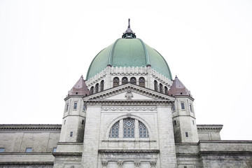 St-Joseph Oratory side facade details.