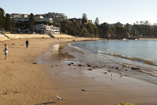 a sunny afternoon at an australian beach