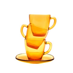 Glass coffee cup