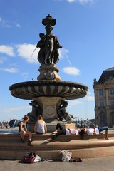 Obraz premium Public water fountain