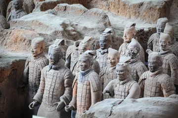Peel and stick wall murals Historic monument terracotta warriors in xian