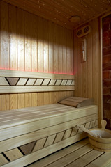 Sauna interior