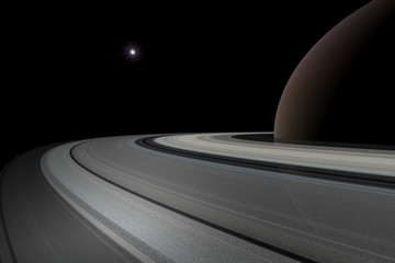 Fototapeta premium The Planet Saturn