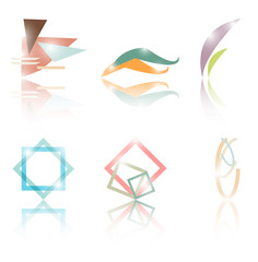 Set of abstract symbols such a logo