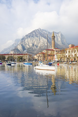 Italian village on the mountains