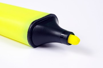 Yellow highlighter pen © Arena Photo UK