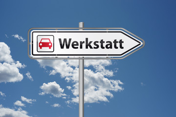 Obraz premium Autowerkstatt