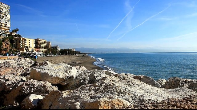 Beach Torremolinos Spain