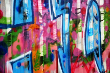 Poster de jardin Graffiti graffitis de texture