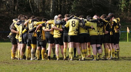 en cercle au rugby