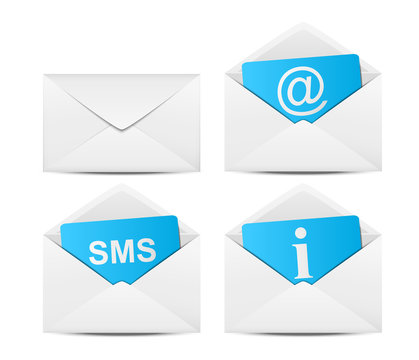 Set of mail icons