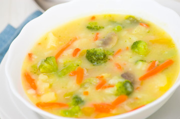 Vegetable broccoli soup