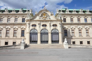 Fototapeta na wymiar Vienna palace - Belvedere
