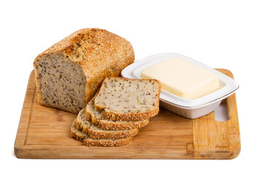 Homemade wholemeal bread