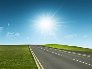 Fototapeta premium Empty Road