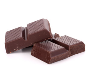 Chocolate bars stack