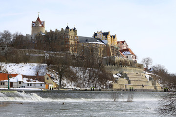 Schlo&szlig; Bernburg im Winter